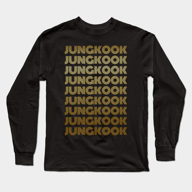 Jungkook - BTS Jeon Jung Kook - Bulletproof Boy Scouts Long Sleeve T-Shirt by Millusti